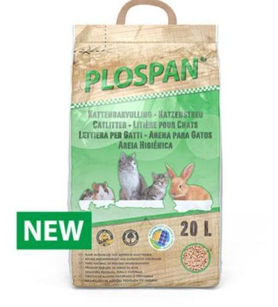 Plospan houtkorrel 20L - Nena's Pets