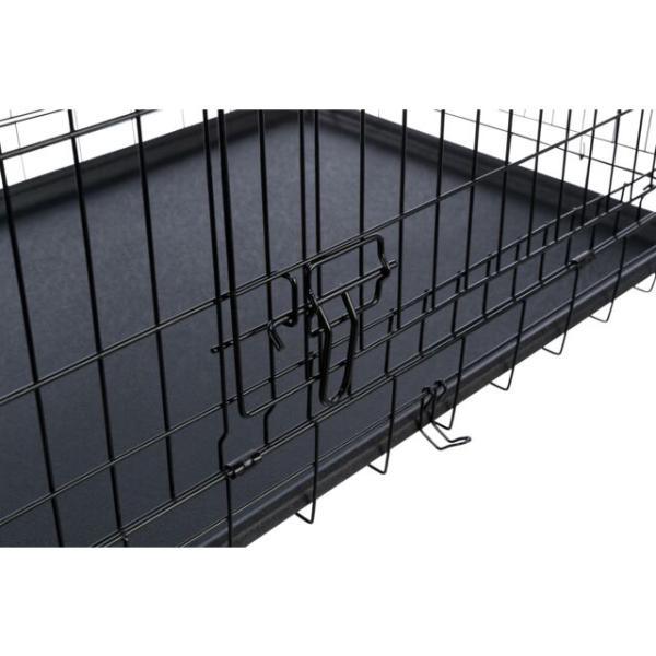 Home Kennel zwarte bench - Nena's Pets