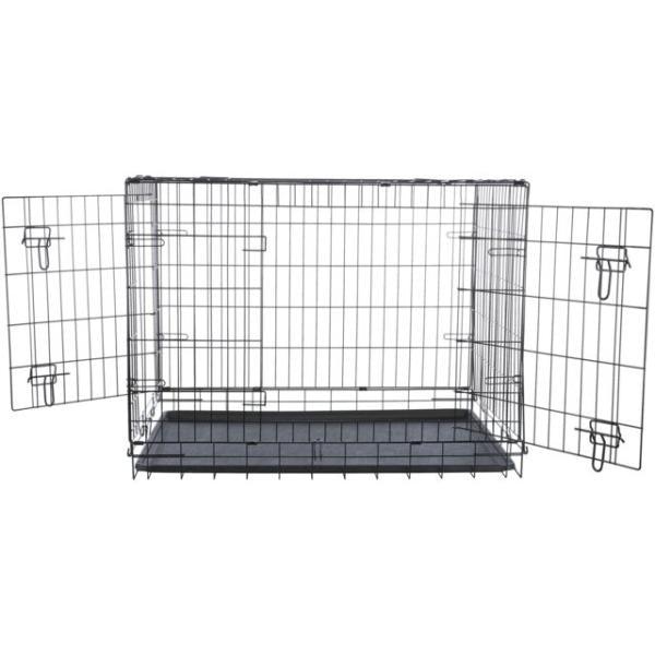 Home Kennel zwarte bench - Nena's Pets