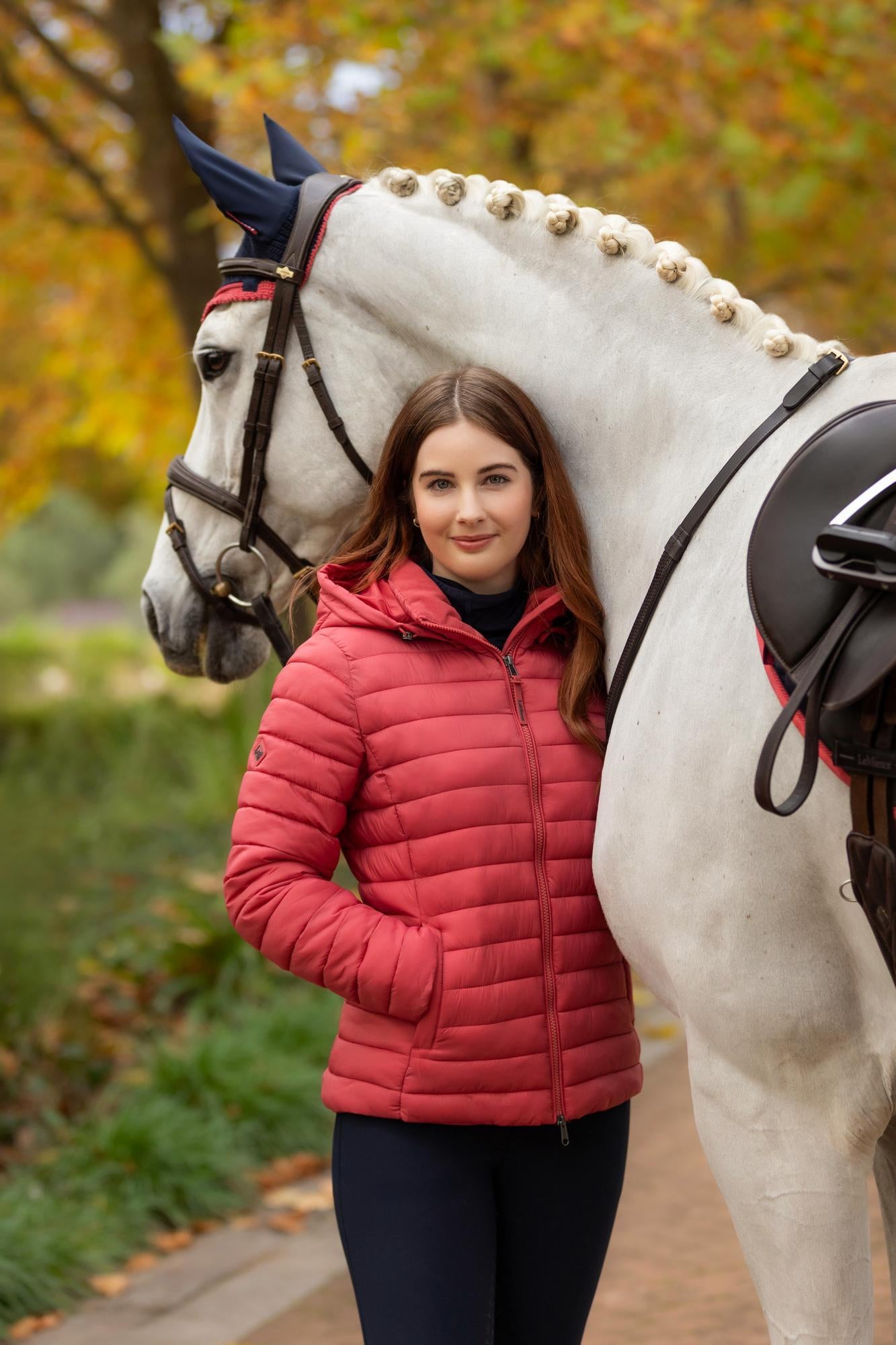 LeMieux Rose hooded puffer jacket 'aw25