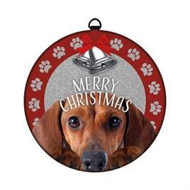 Xmas Kerstbal met hond - Nena's Pets