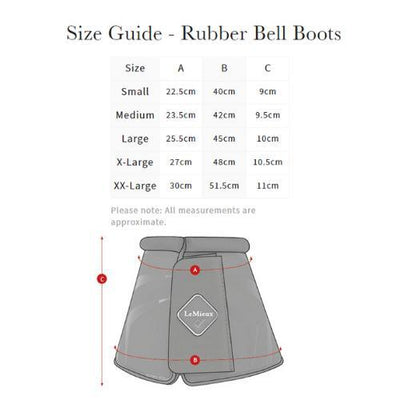 LeMieux Rubber Bell Boots Fleece springschoenen - Nena's Pets