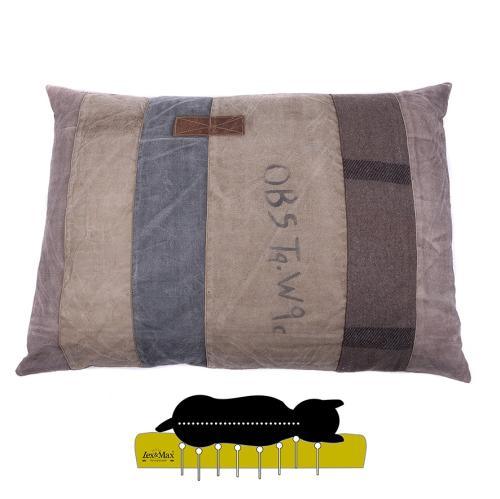 Lex & Max Orthopedisch kussen Canvas Patch - Nena's Pets