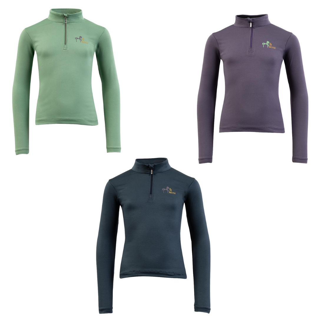 BR Mini Horse zip-up shirt longsleeve - Nena's Pets