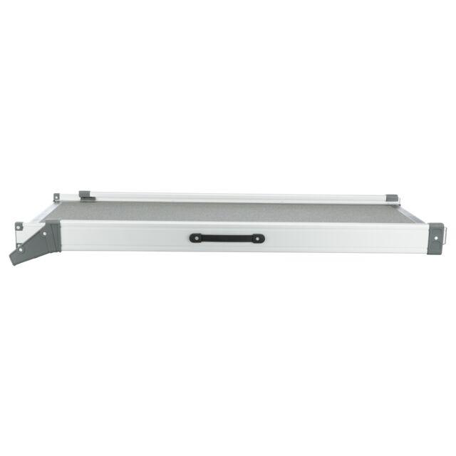 Tweedelige Telescoop-Loopplank, aluminium/schuurpapier - Nena's Pets