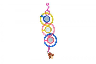 Pawise draaiende ketting met belletjes vogelspeelgoed - Nena's Pets