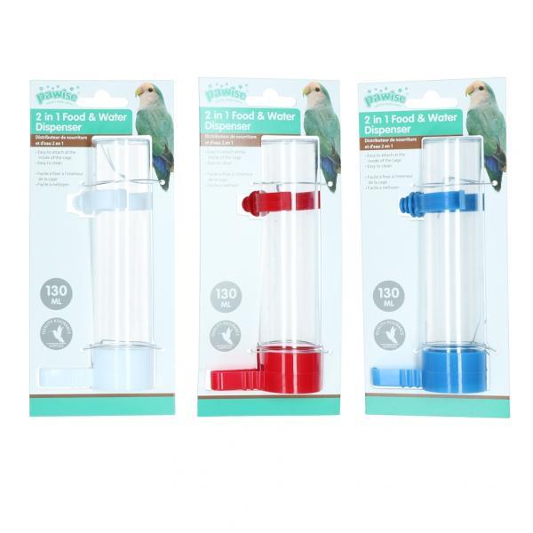 Pawise water- en voerdispenser voor vogels - Nena's Pets