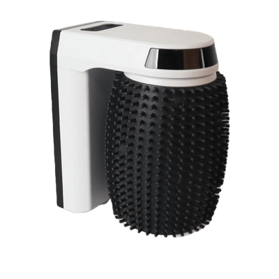 Automatische borstel Wit/Zwart M 15x11x19 cm - Nena's Pets