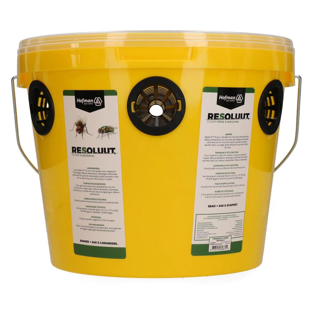 Resoluut FlyNip vliegenval emmer incl. lokstof - Nena's Pets