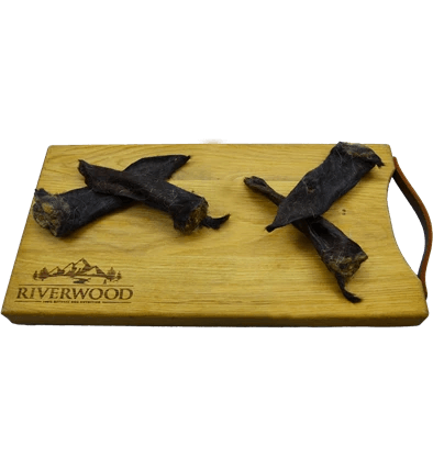 Riverwood Geitenoren met vacht 100 gram - Nena's Pets