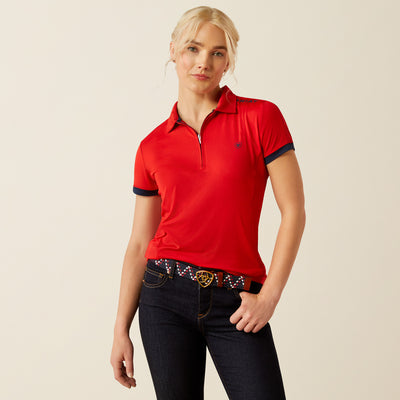 Ariat bandera 1/4 zip Polo shirt