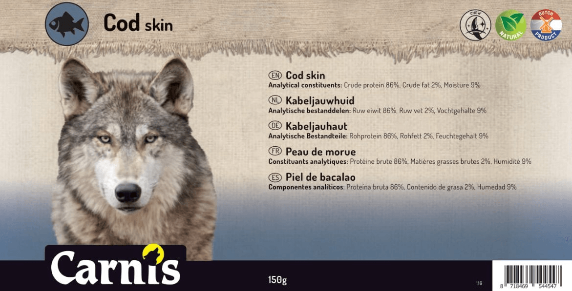 Carnis Kabeljauwhuid - Nena's Pets