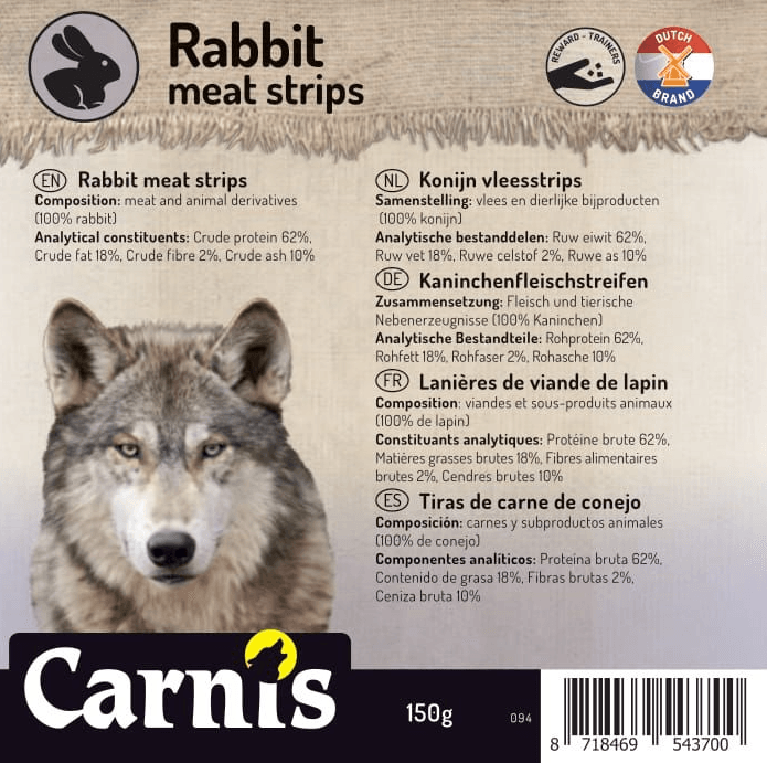 Carnis Vleesstrips - Nena's Pets