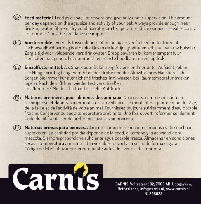 Carnis Kalfspezen XL - Nena's Pets
