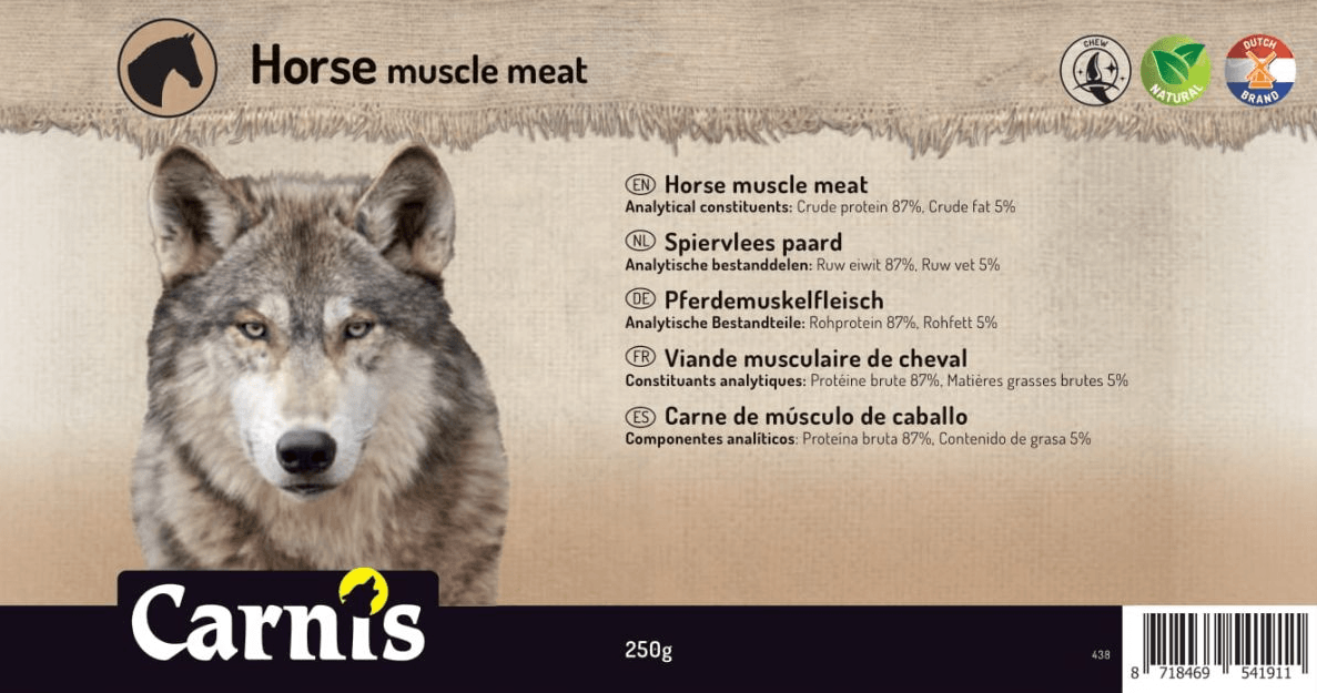Carnis spiervlees paard - Nena's Pets