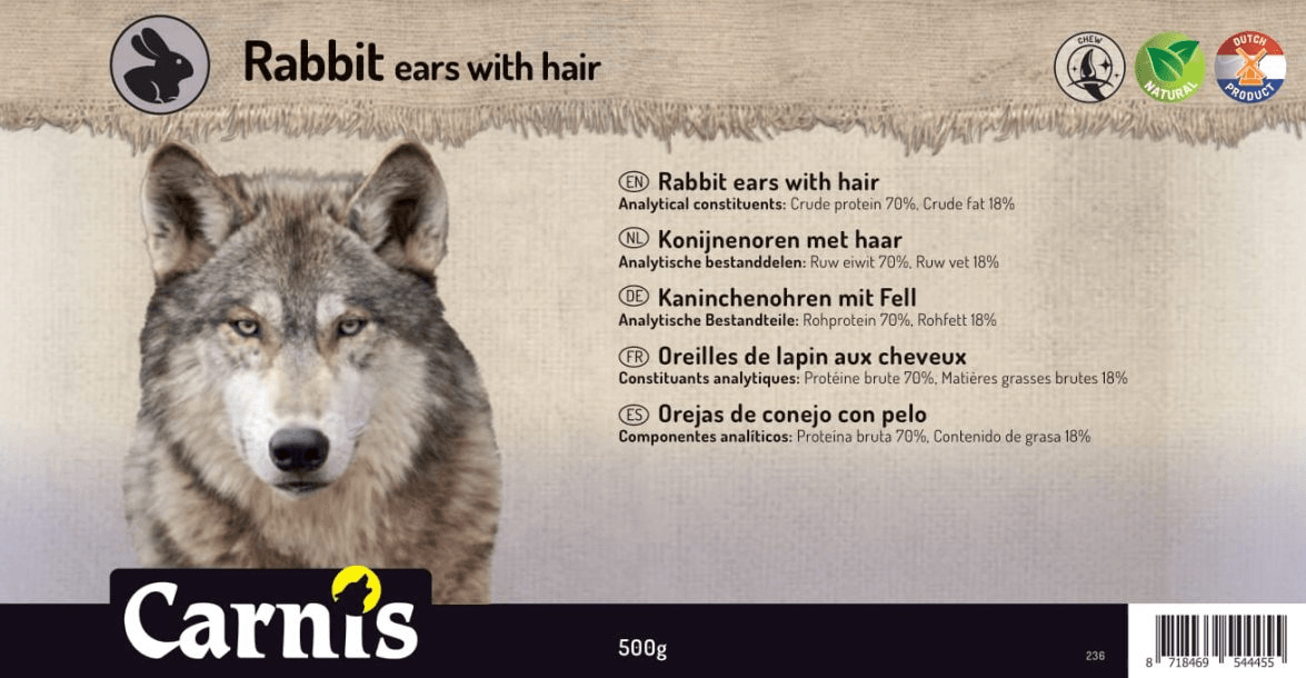 Carnis Konijnenoren met haar - Nena's Pets