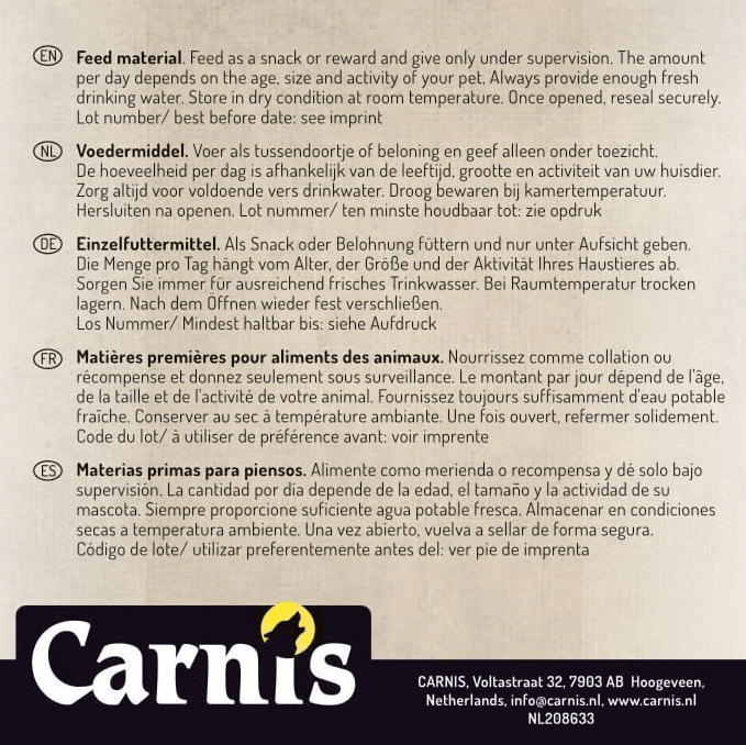 Carnis Vleesstrips - Nena's Pets
