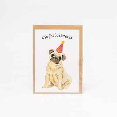 StudioBianc kaart Gefeliciteerd - Nena's Pets