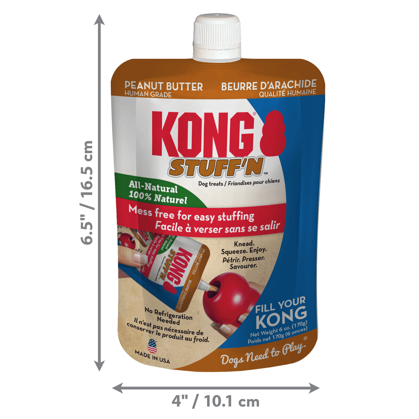 Kong stuff'n pindakaas - Nena's Pets