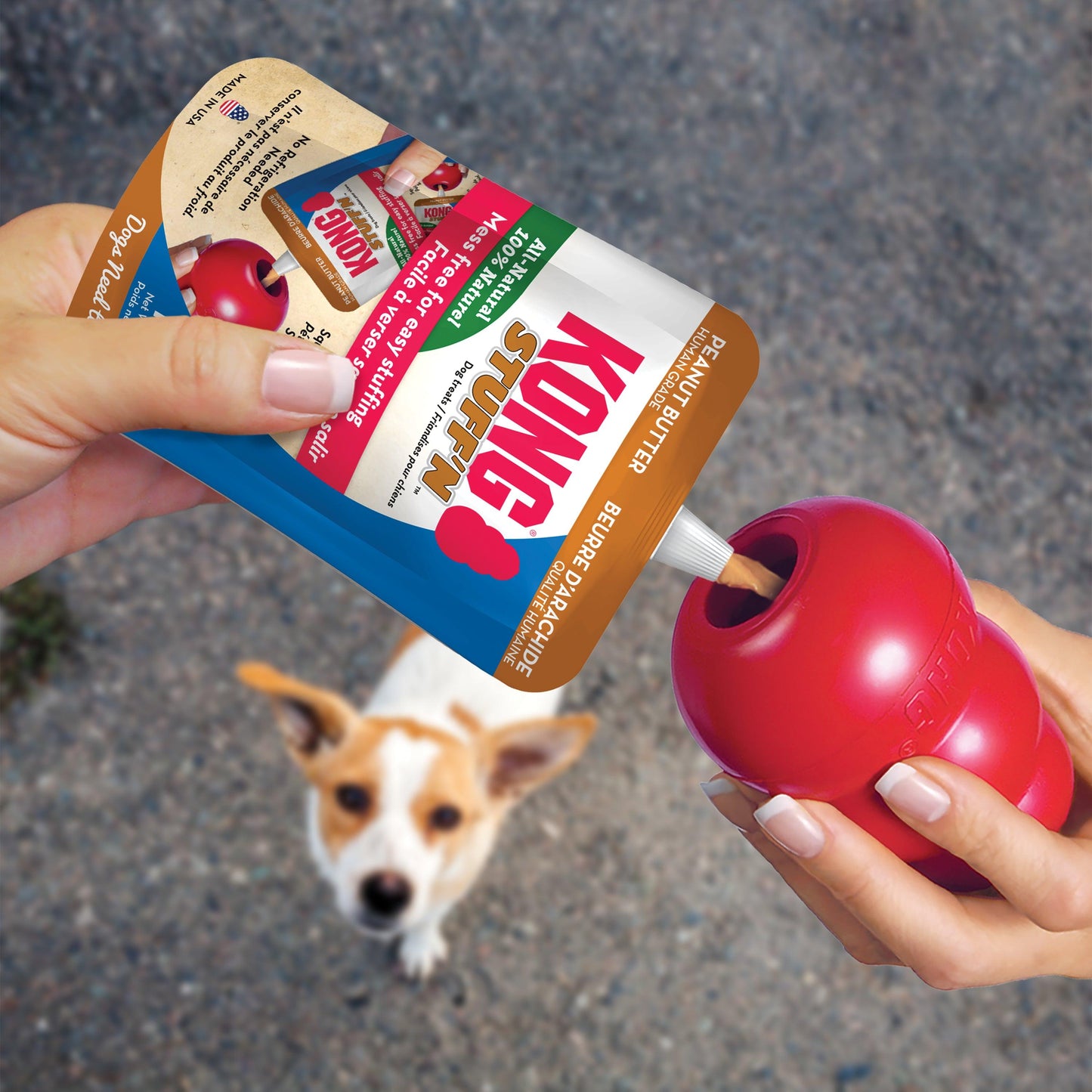 Kong stuff'n pindakaas - Nena's Pets