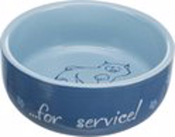 Trixie voer/waterbak 'Thanks for Service'