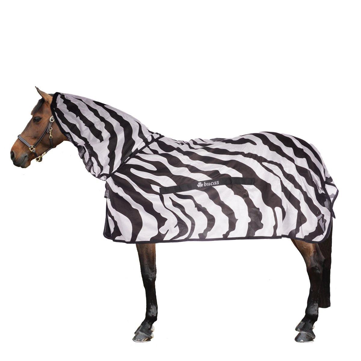 Bucas buzz off full neck zebra - Nena's Pets