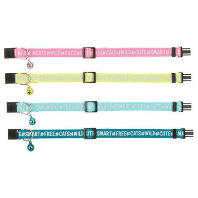 Kattenhalsband, reflecterend, katten-/pootmotief Assorti - Nena's Pets