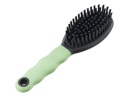 Vachtborstel zacht kat Lime|Zwart 19,5x5,4x3 cm