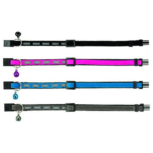 Halsband, reflecterend Multi-color - Nena's Pets