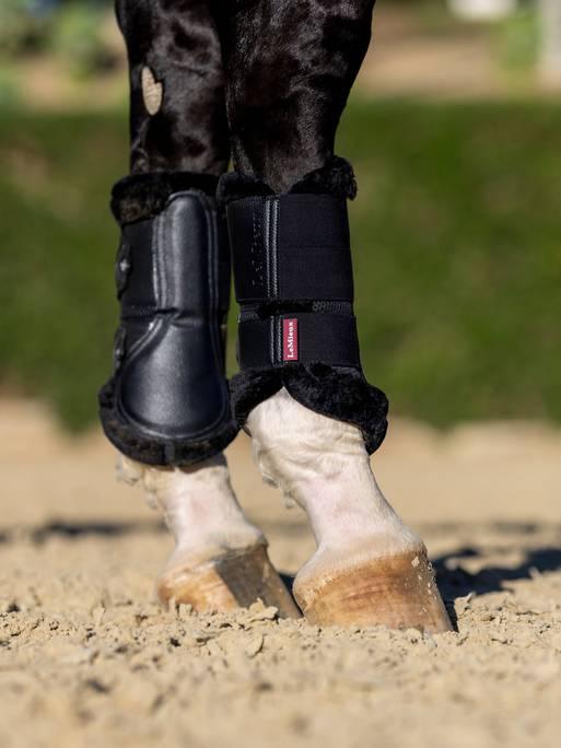 LeMieux Fleece Edge Mesh Brushing boots - Nena's Pets