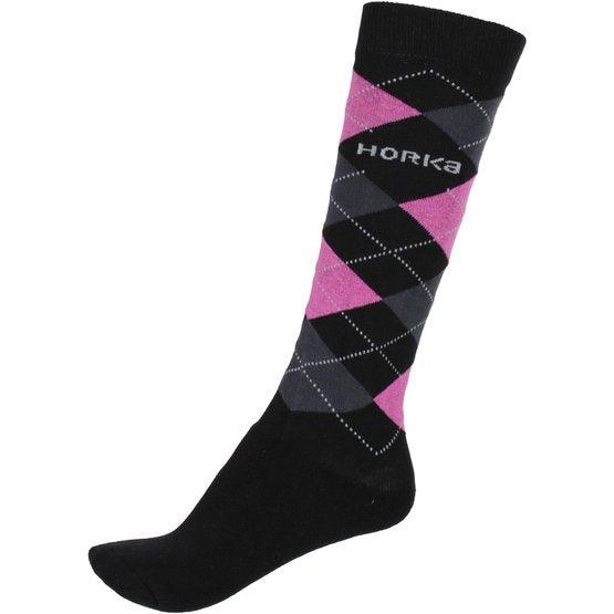 Horka sokken Fuchsia zwart - Nena's Pets