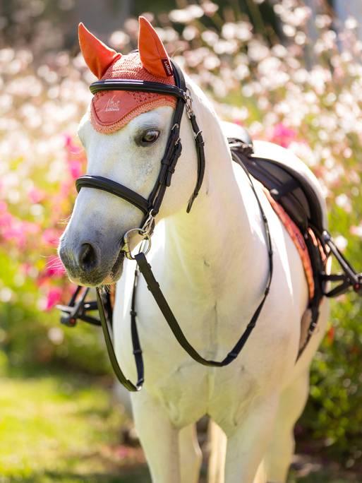 LeMieux mini fly hood Apricot - Nena's Pets