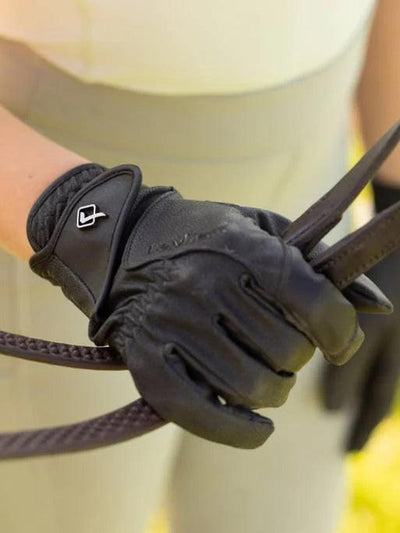 LeMieux Close Contact Glove Black - Nena's Pets