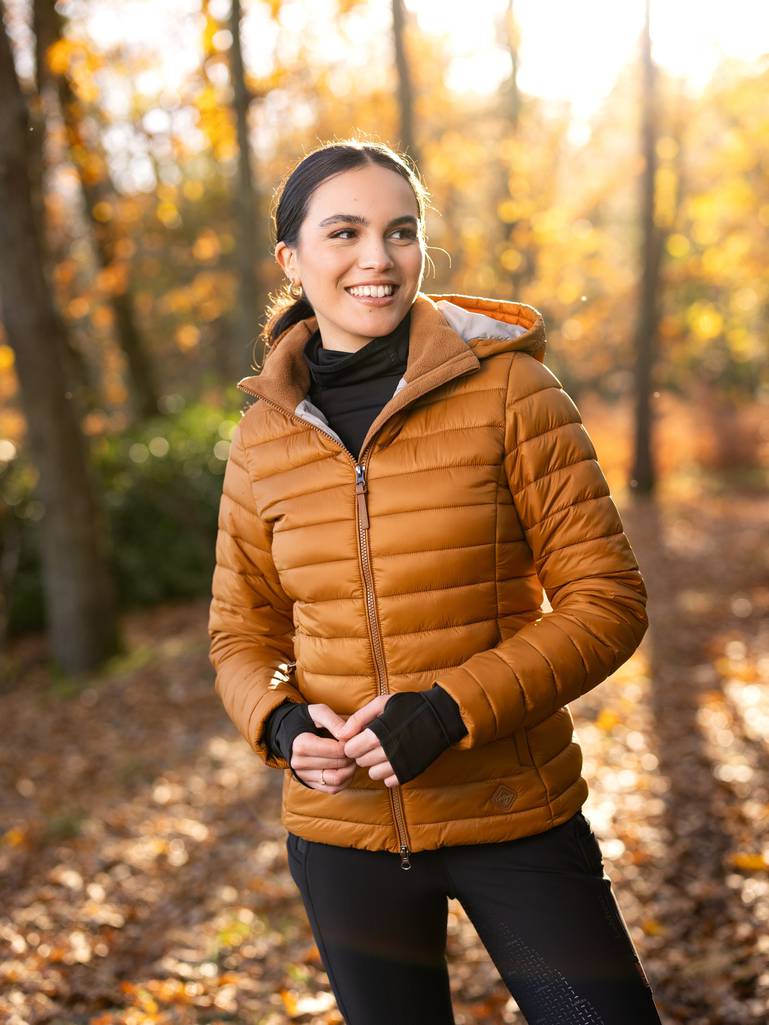 LeMieux Tilly hooded jacket Ginger - Nena's Pets