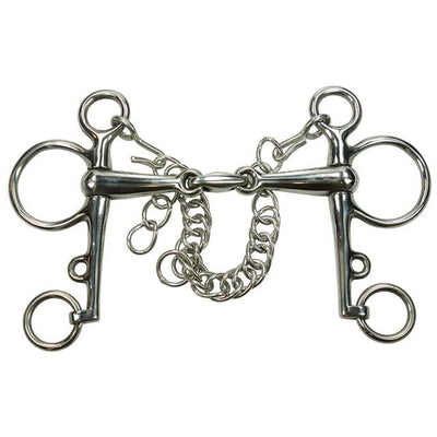 BR pelham bit dubbelgebroken - Nena's Pets