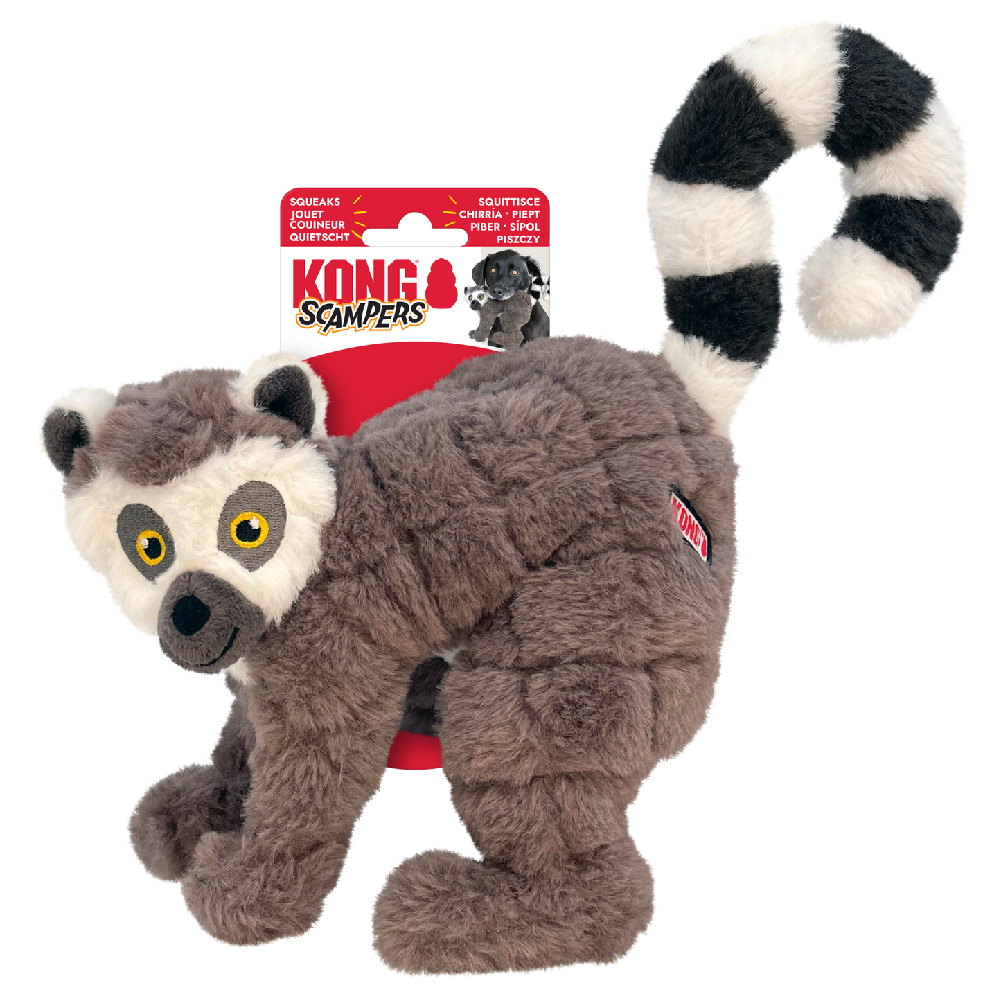 Kong scampers lemur
