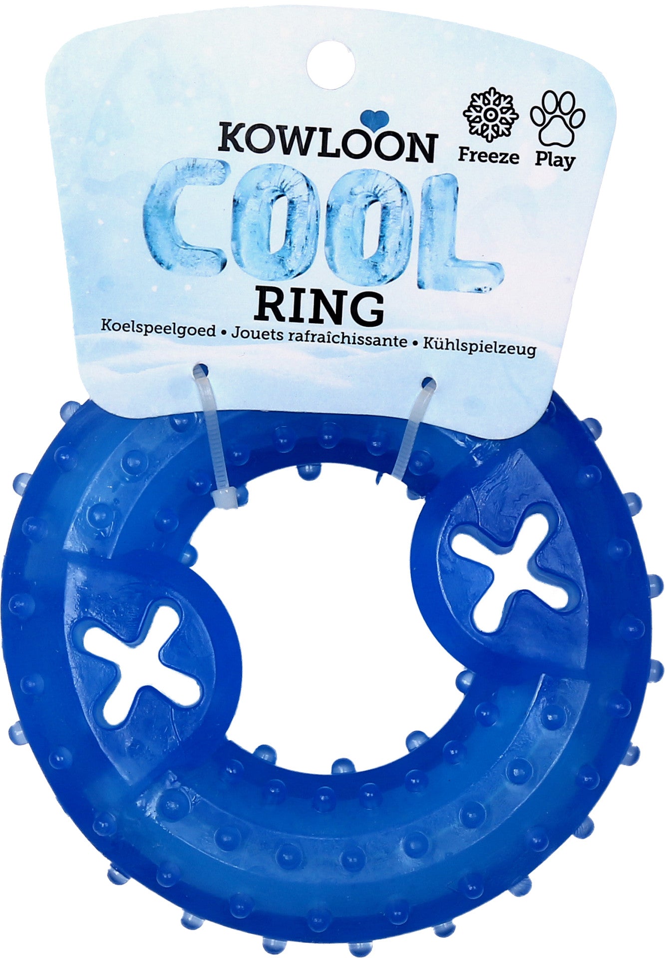 Kowloon Cool hondenspeelgoed Ring, 10 cm.