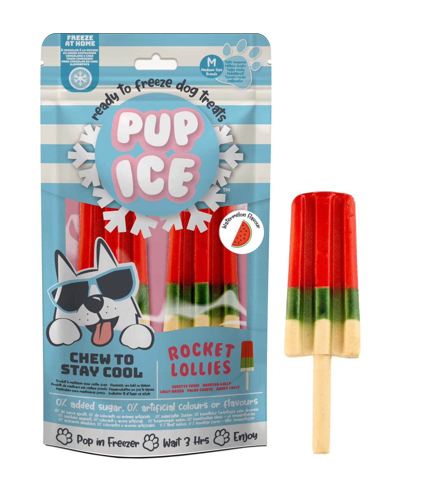 Pup Ice  - Hondenijsjes  Diverse smaken