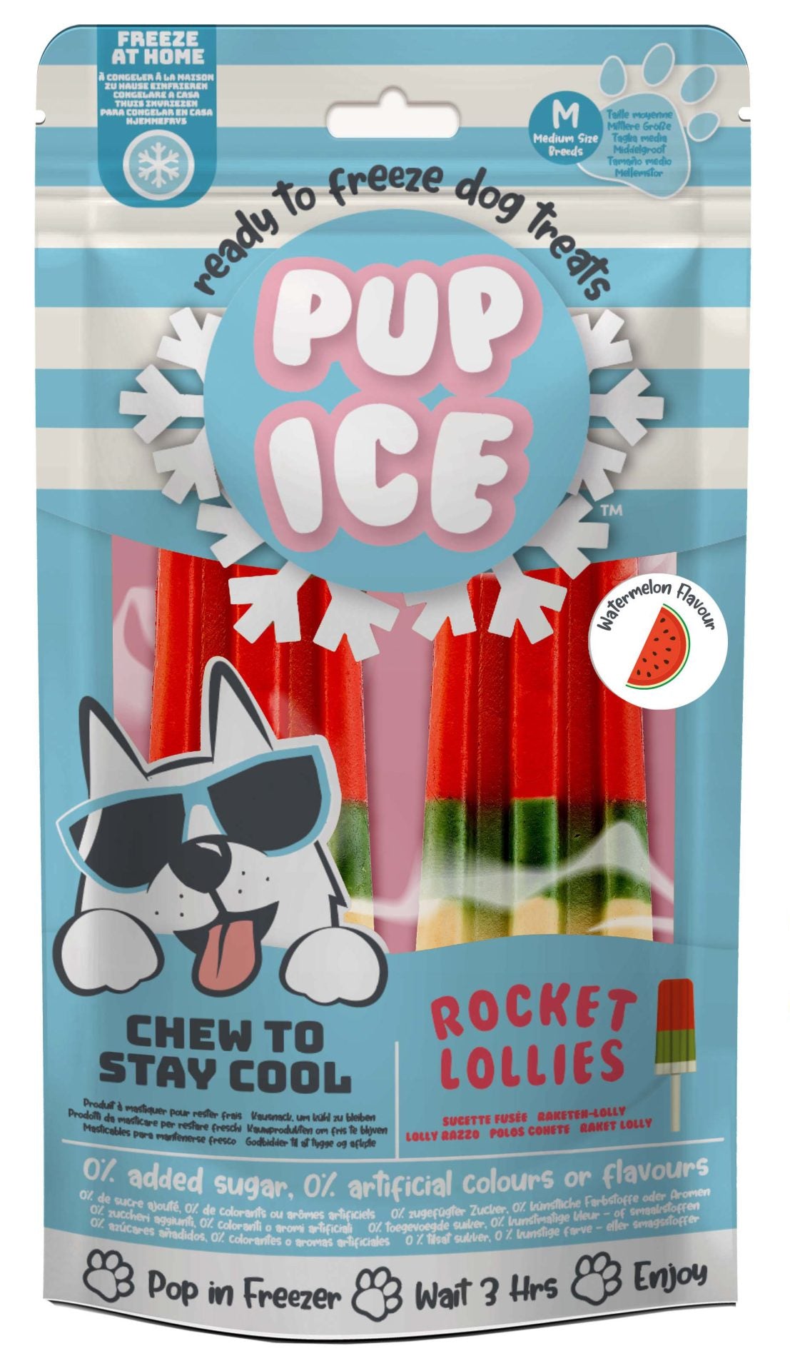 Pup Ice  - Hondenijsjes  Diverse smaken