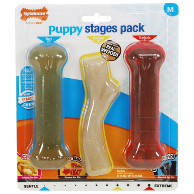Nylabone puppy stages pack