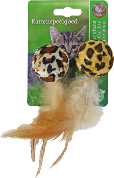 kattenspeelgoed Safari rammelbal