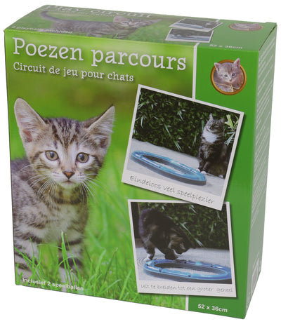 Boon kat speelgoed poezenparcours met 2 ballen