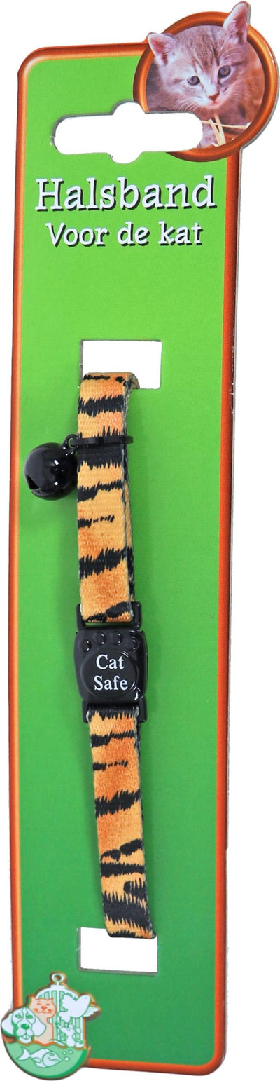 Boon kattenhalsband nylon, tijger print