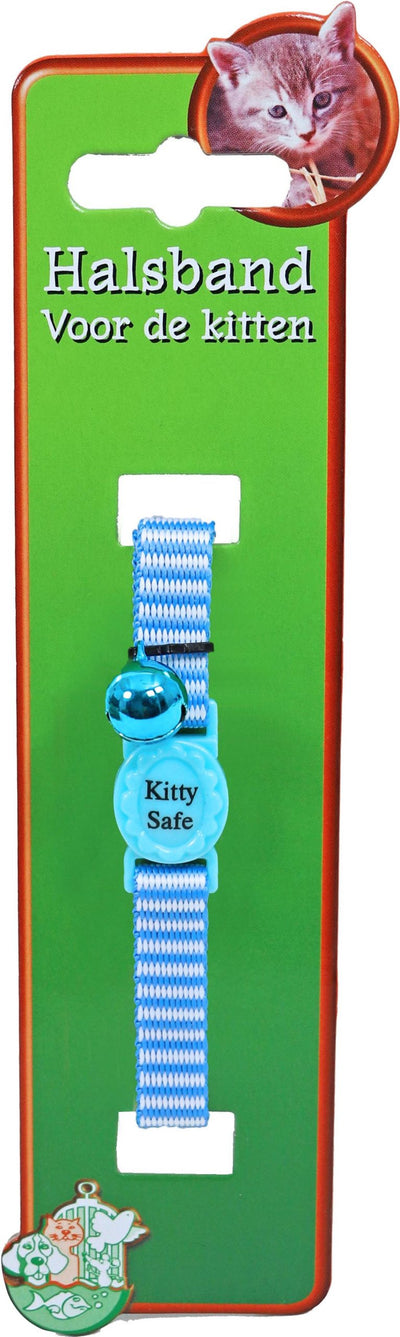Boon kittenhalsband polyester gestreept