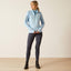 Ariat WMS Venture 1/2 Zip Sweatshirt cerulean - Nena's Pets 