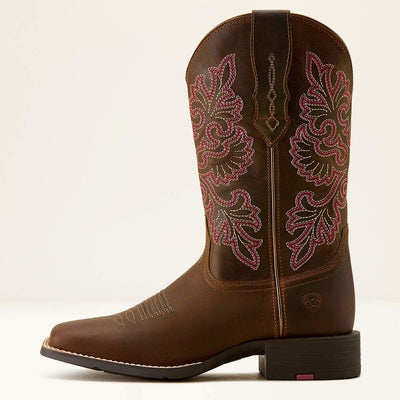 Ariat Round Up Wide Square Toe StretchFit Westernlaars