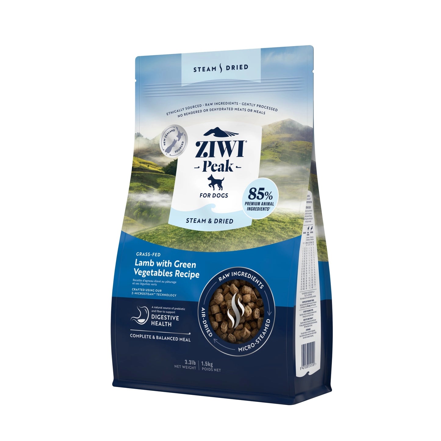Ziwi Peak Steam & Dried hondenvoeding