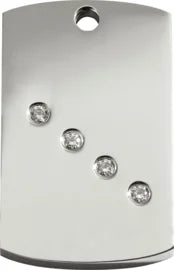 Red Dingo Penningen RVS Diamant