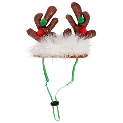 Adori Kerst Gewei Hoedje voor honden