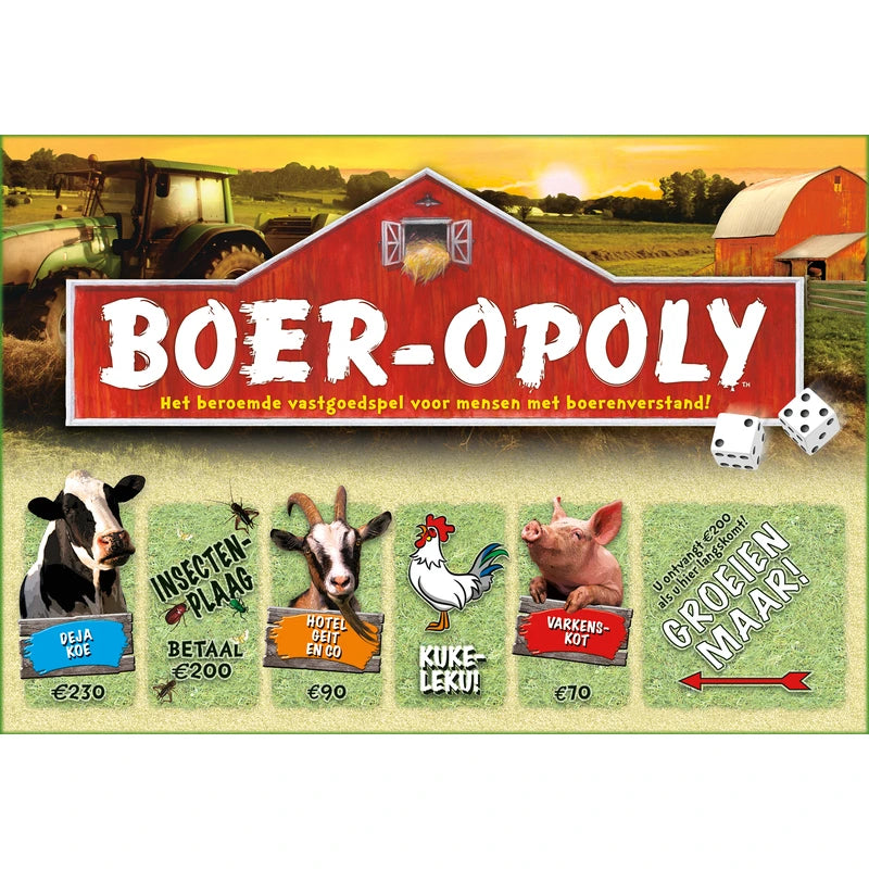 Boer-opoly bordspel